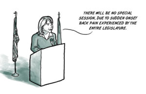 Gov. Mary Fallin not high … on SQ 788 special session Mary Fallin not high