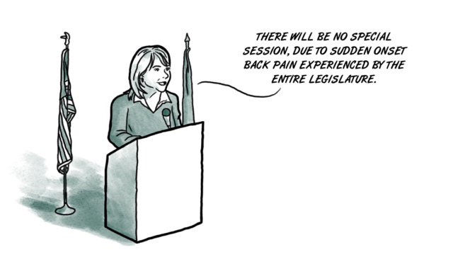 Mary Fallin not high