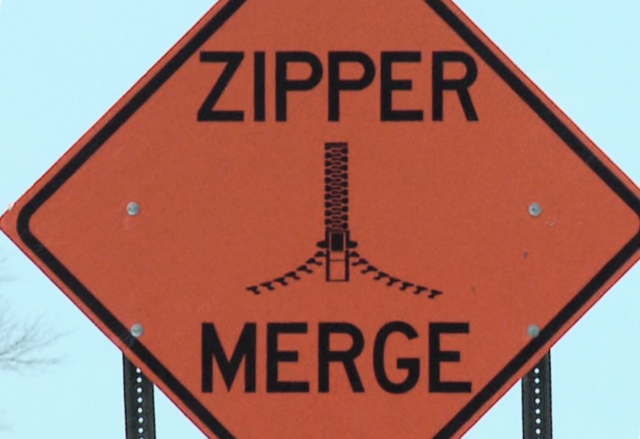 zipper merging