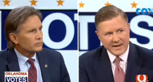 Debate: Voters see Hunter, Drummond in action Mike Hunter, Gentner Drummond