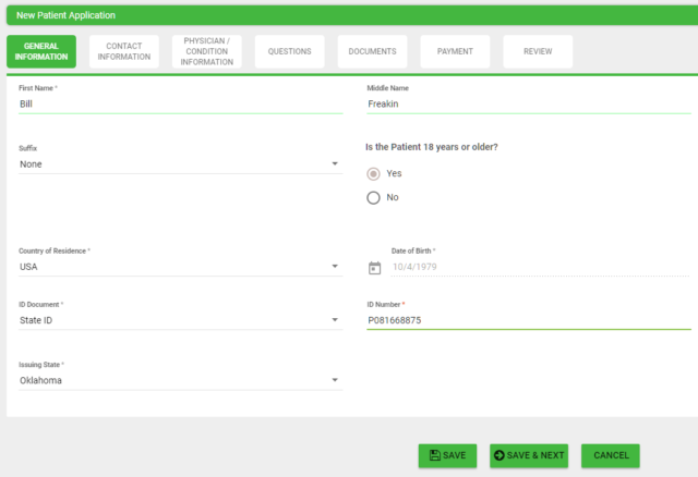 apply for an Oklahoma medical marijuana license