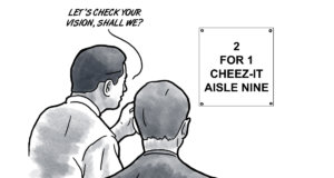 Value of Walmart eye test debated with SQ 793 Walmart eye test