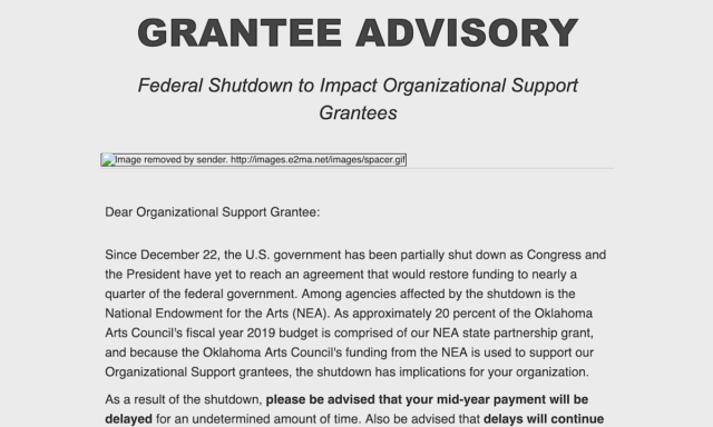 federal shutdown