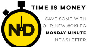 Sign up for our ‘Monday Minute’ #okleg newsletter Monday Minute