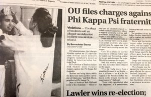 What if social media captured 1994 OU tepee vandalism? OU tepee vandalism