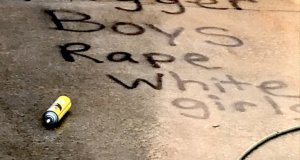 People ‘disgusted’ with racist vandalism across Norman Norman racism