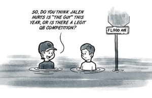 A flood of news from Norman flood