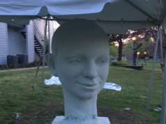 Olivia lives: Norman sculpture restored after vandalism Norman