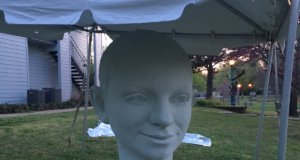 Olivia lives: Norman sculpture restored after vandalism Norman