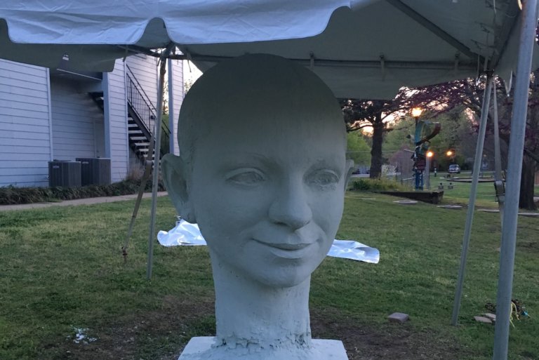 Olivia lives: Norman sculpture restored after vandalism