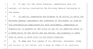 ‘Paid first to the State Treasury’: #okleg moves bill on AG settlements AG