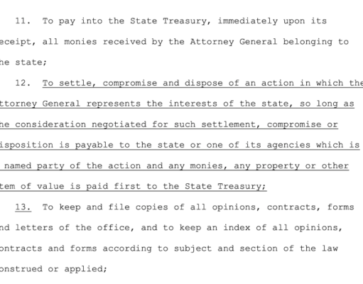 ‘Paid first to the State Treasury’: #okleg moves bill on AG settlements AG