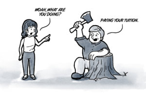 It’s official, college costs an arm and a leg college costs an arm and a leg