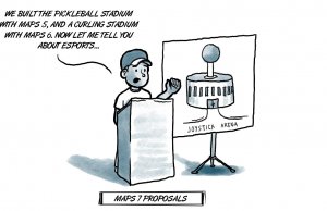 MAPS 7: After pickleball stadium’s success, voters pitched Joystick Arena MAPS 7