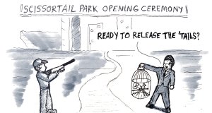 Park opening could get extreme with release of scissortails scissortails