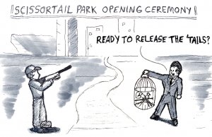 Park opening could get extreme with release of scissortails scissortails