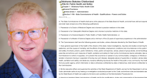 Gov. Stitt’s Department of Health pick lacks master’s in science department of health pic