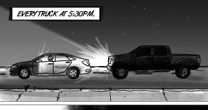 Sundaze: Blinded by the unholy headlights unholy headlights