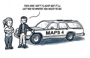 The value of a car that gets you to and from work MAPS 4 the value of a car