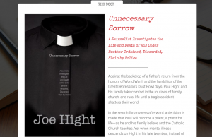 Joe Hight explains the ‘Unnecessary Sorrow’ of brother’s mental illness Joe Hight Unnecessary Sorrow