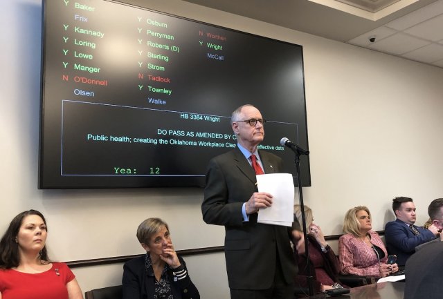 Harold Wright indoor smoking legislation