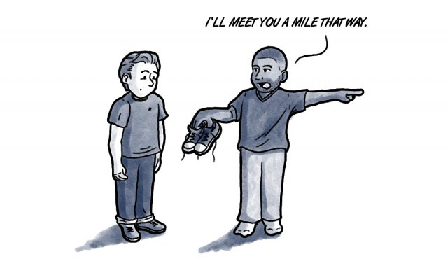 put yourself in someone else's shoes