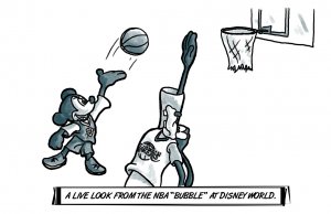 Ready for basketball from the Disney bubble Disney bubble