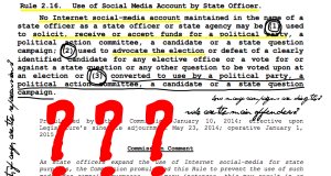 Ambiguous social media rule leaves legislators in an ethical limbo social media rule