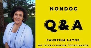 OU interim Title IX officer Faustina Layne: ‘We can provide many types of relief’ Faustina Layne