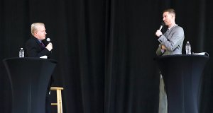 Maughan, Hicks battle in County Commissioner debate Brian Maughan, Spencer Hicks