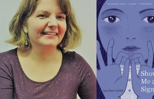 Deaf author Ann Clare LeZotte shows kids a sign Ann Clare LeZotte, Show Me a Sign