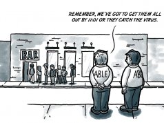 The coronavirus turns into a pumpkin at 11 p.m. 11 p.m.