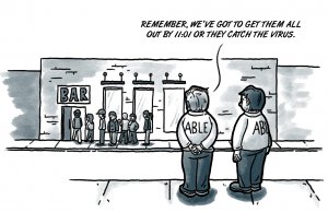 The coronavirus turns into a pumpkin at 11 p.m. 11 p.m.