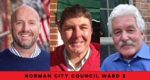Cheat Sheet: Last-minute withdrawal leaves three candidates in Norman Ward 2 City Council race Norman Ward 2