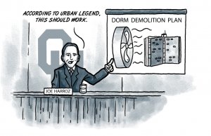 Demolishing OU housing towers should be a breeze OU housing towers