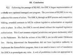 Supreme Court strikes down Stitt’s privatized managed care Medicaid plan managed care