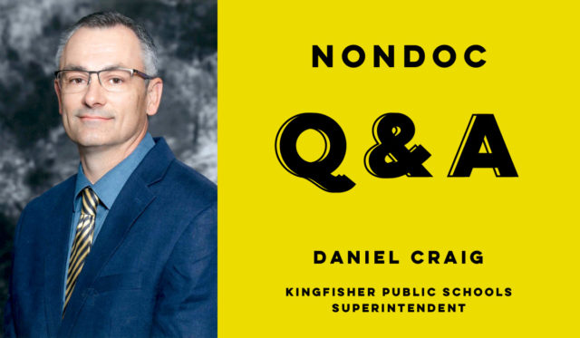 Daniel Craig, Kingfisher Public Schools