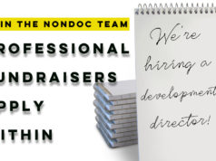 Job posting: NonDoc seeks development director development director
