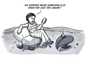 Oklahomans having the wrong type of Dry January dry January