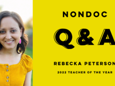 ‘I love who I am when I’m with my students’: Rebecka Peterson named Teacher of the Year Rebecka Peterson