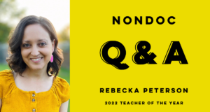 ‘I love who I am when I’m with my students’: Rebecka Peterson named Teacher of the Year Rebecka Peterson