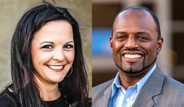 Courtney Hobgood and Marcus Jones