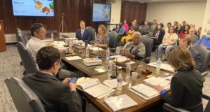 Bizarre State Board of Education meeting sees man detained over custody issue