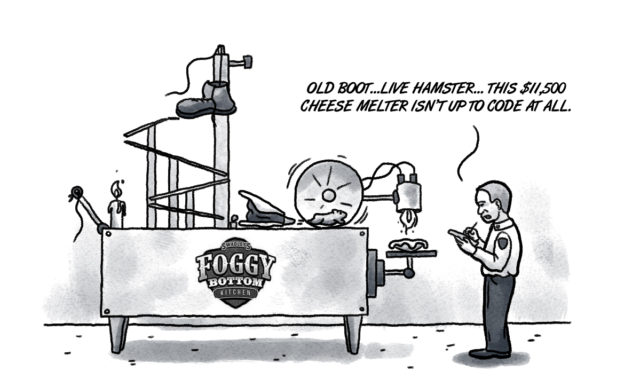 cheese-melting machine