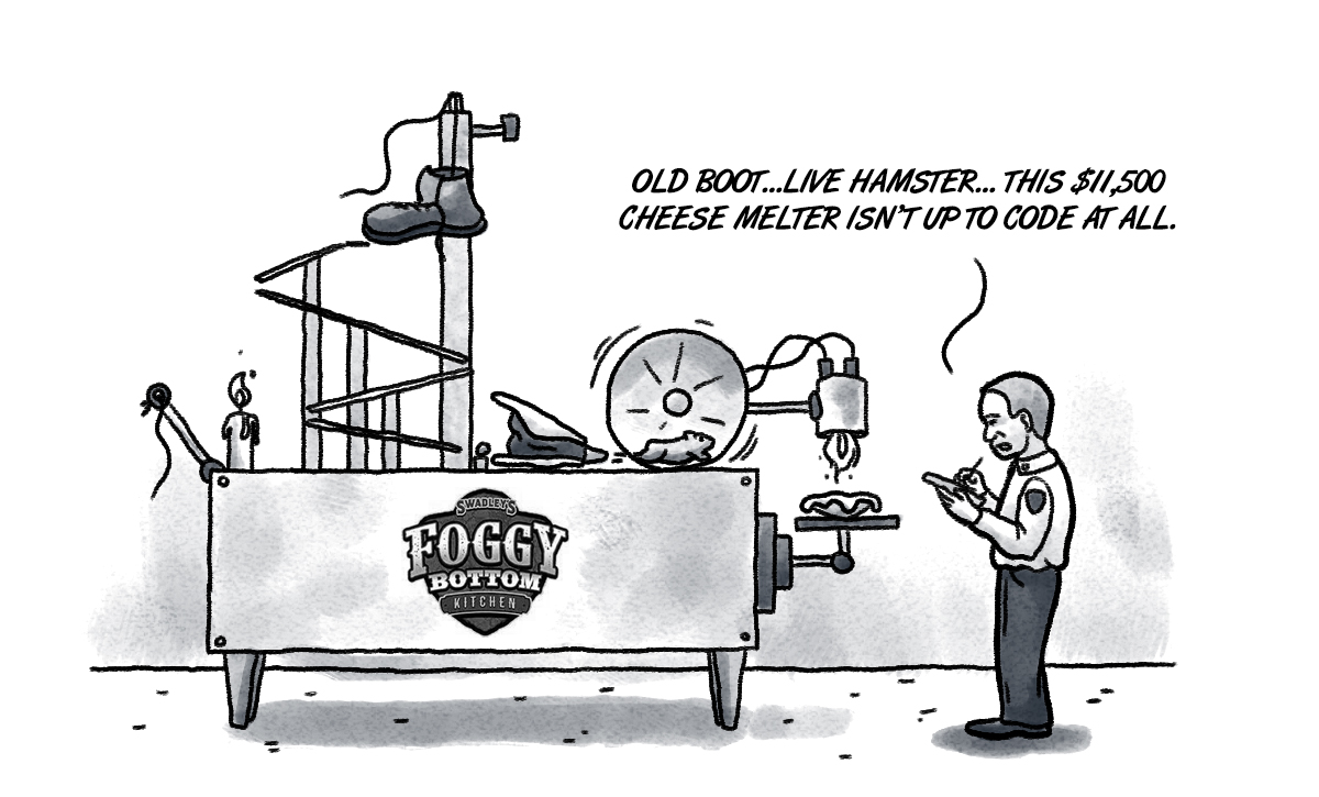 cheese-melting machine