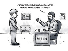 What would convince Markwayne Mullin to debate? Markwayne Mullin debate