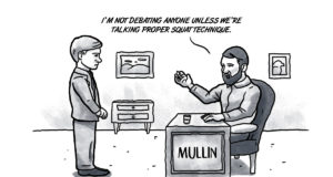 What would convince Markwayne Mullin to debate? Markwayne Mullin debate