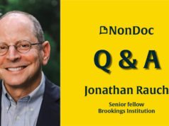 ‘Ideology is overrated’: Jonathan Rauch fears America faces a truth crisis Jonathan Rauch