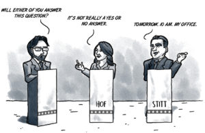 Answer the question? The art of political dodgeball answer the question