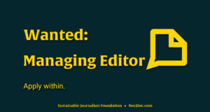 Join the team: NonDoc hiring managing editor position managing editor job posting